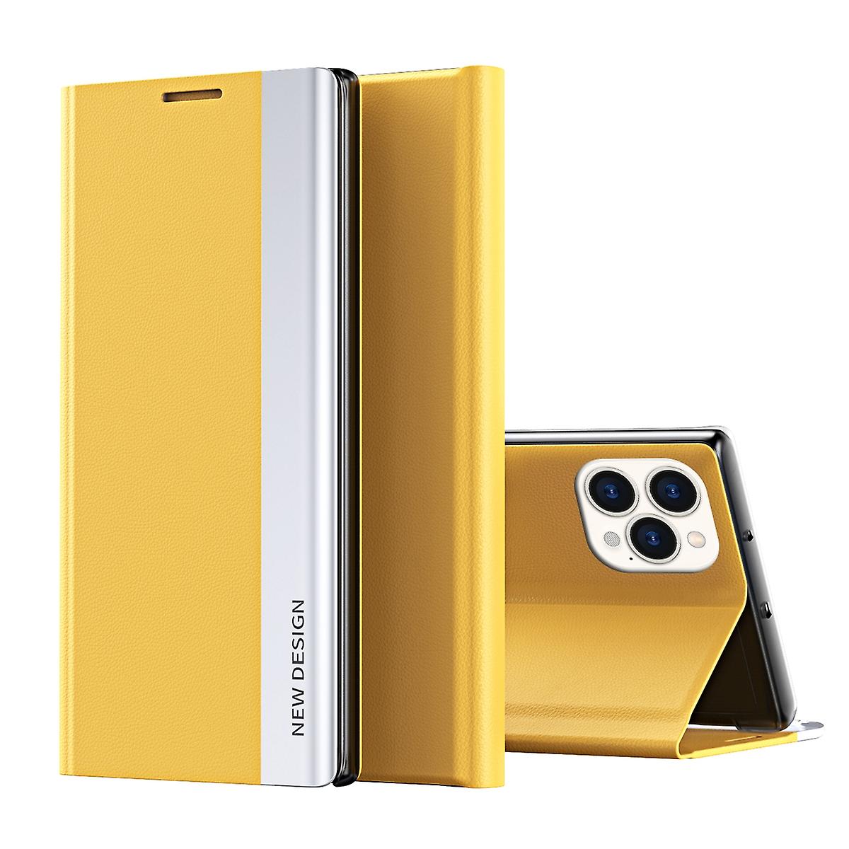 Side Electroplated Leather Case For iPhone 15 Pro