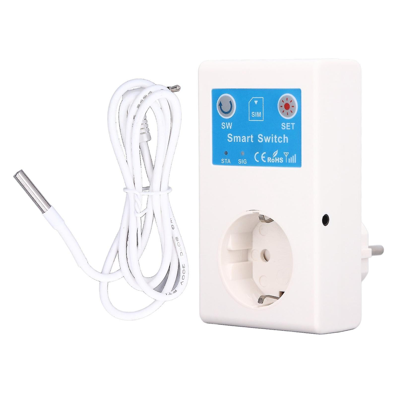 Remote Control Smart Socket Power Outage Reminder Intelligent Switch Eu Plug 100250v