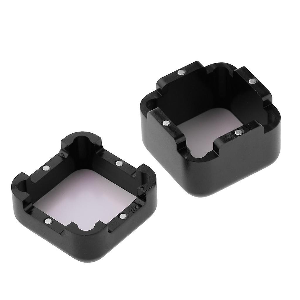 Aluminum Billiards Pool Cue Chalk Holder Snooker Stick Tip Chalk Case Red