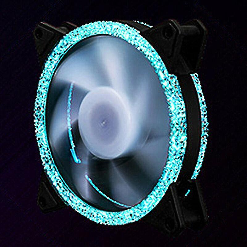 Computer System Cooling Parts Blue Computer Pc Desktop Case Ice Drill Cooler Aurora Rgb Argb Mute Cooling Fan