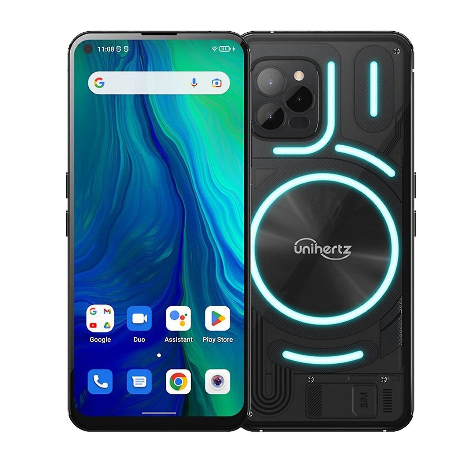 Unihertz Luna Smartphone 8+256GB 108MP Camera Night Vision 5000mAh 6.81'' Android 12 Octa Core Black