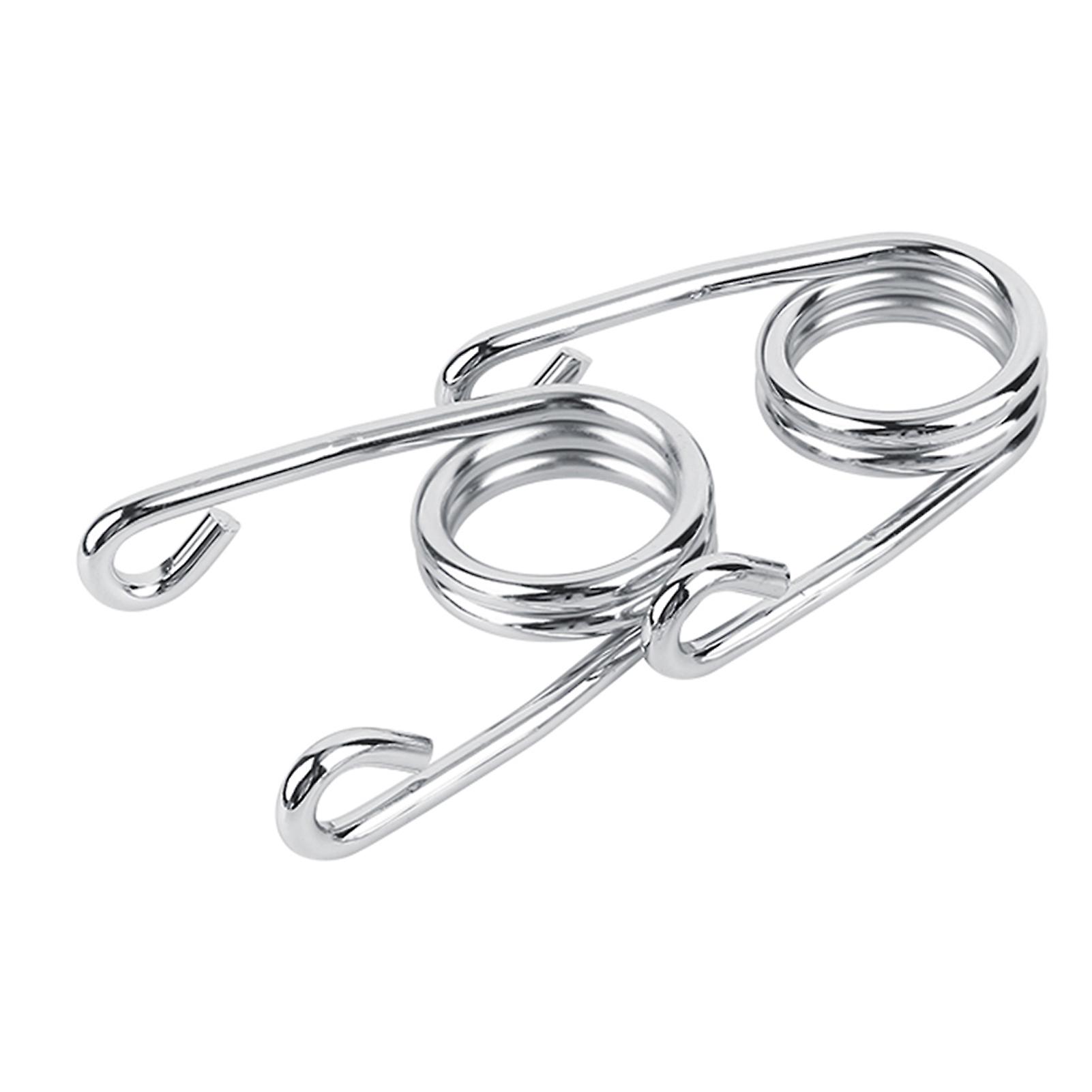 Custom 3.5" Chrome Solo Seat Springs Gold/Silver For Chopper Bobber Motorcycle 1