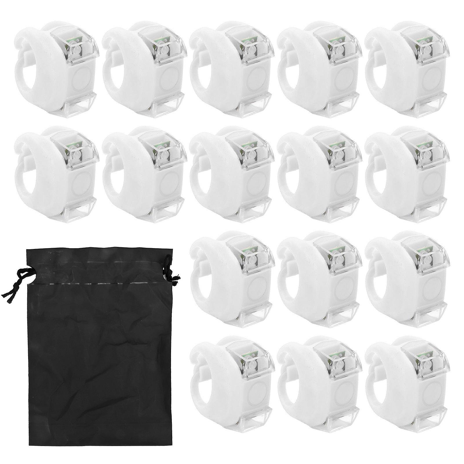 16Pcs LED Boat Navigation Lights 3 Modes Easy Installation Bright Safe Warning Bow Lights for BoatsWhite