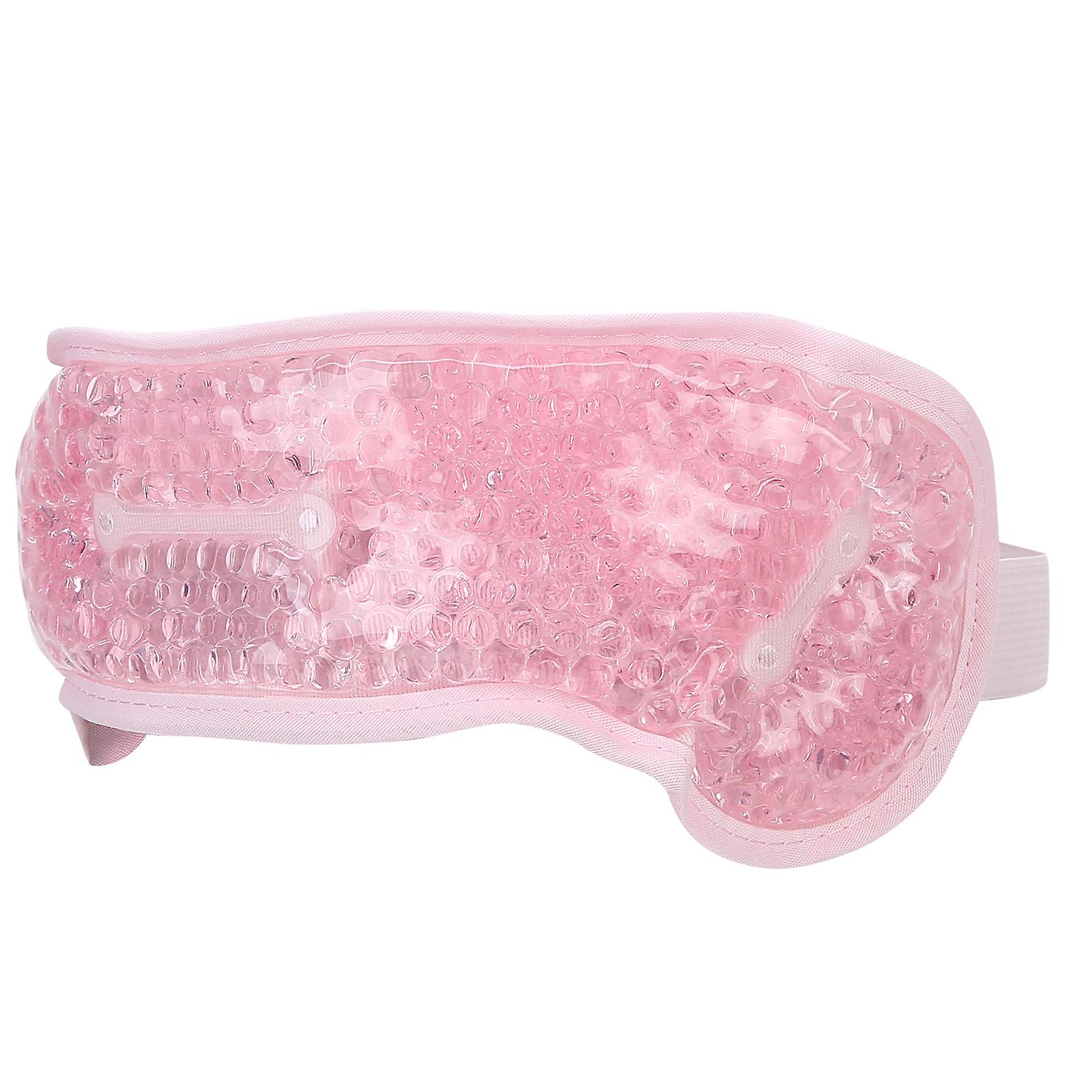 Gel Perles Chaud Froid Pack Soulagement de la Douleur Migraine Réutilisable Tête Chaud Froid Compresse Wrap Rose