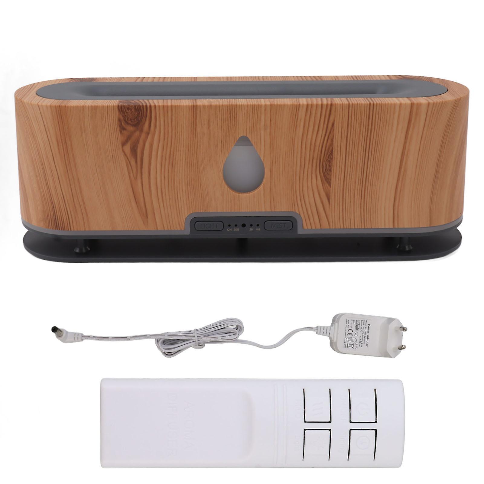 Colorful Flame Ultrasonic Diffuser with Remote & Humidifier - EU Plug (100-240V)