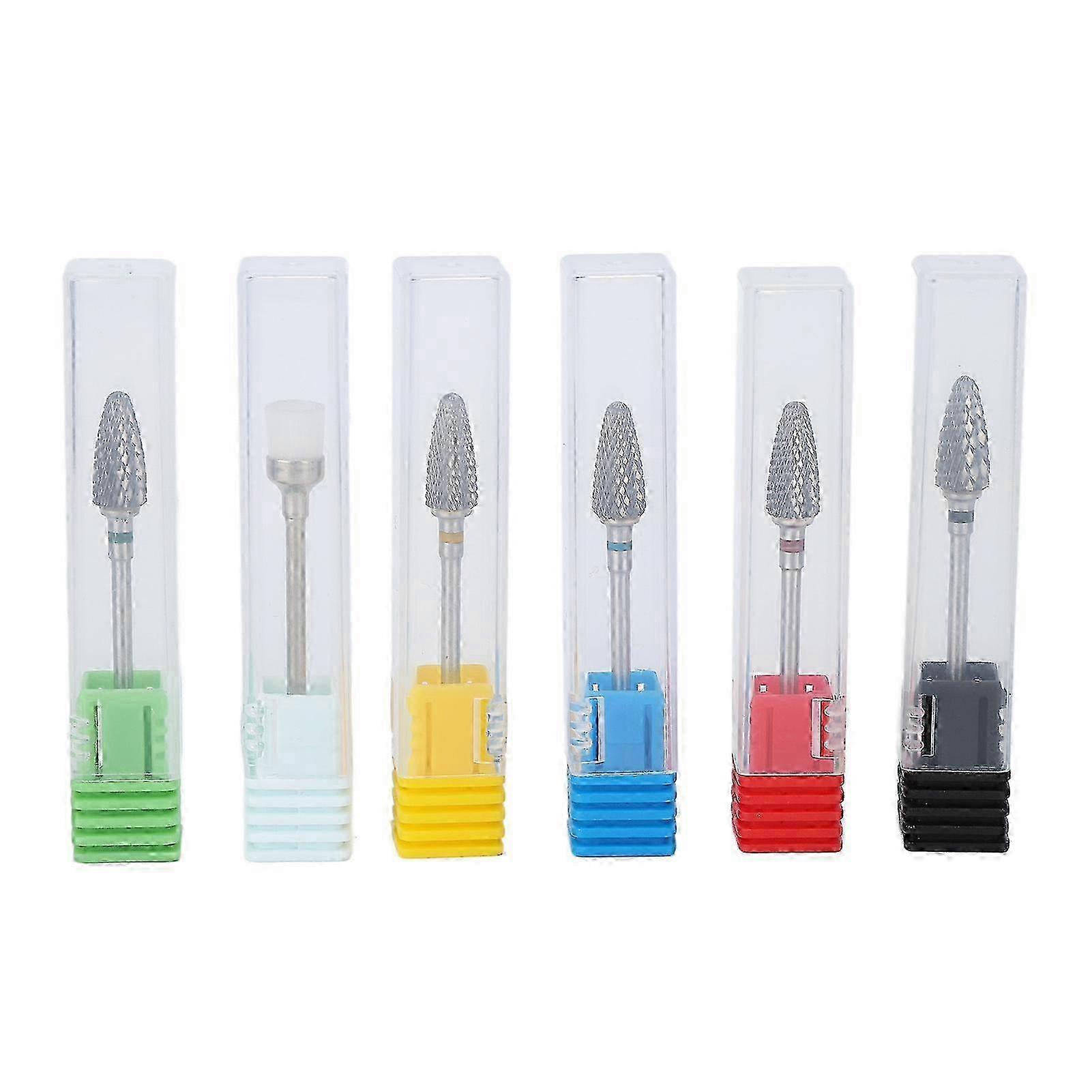 Nail Grinding Head Low Cutting Performance Polishing Corn Shape Tungsten Carbide Drill Bits