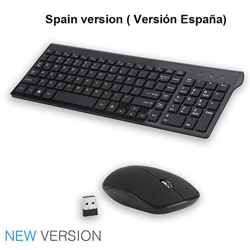 2.4G Wireless Keyboard and Mouse Combo Mini Multimedia Full-size Keyboard Mouse Set For Computer Not