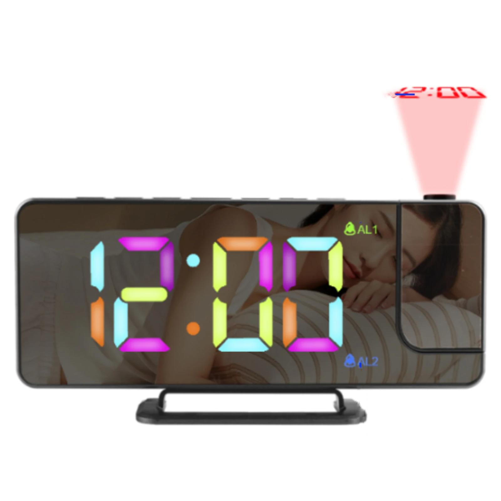INF LED-projektionsväckarklocka
