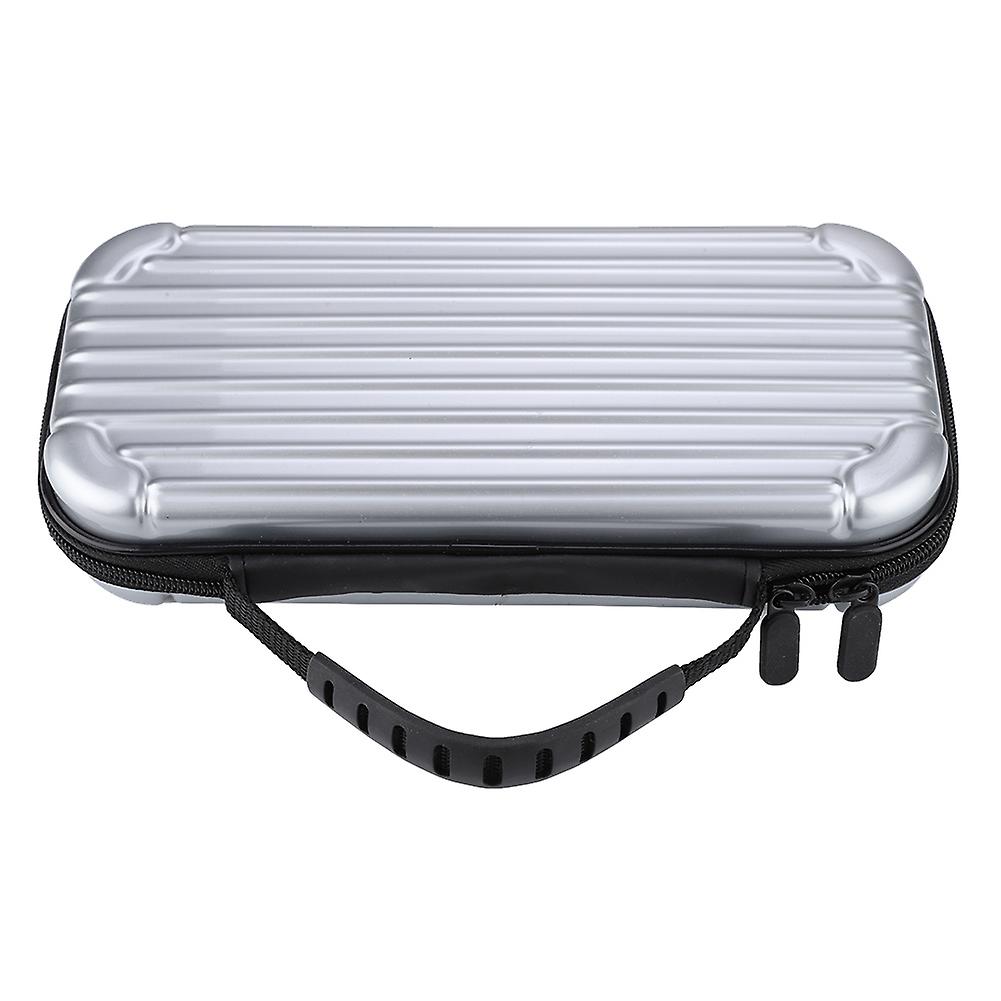 Multifunction Gamepad Game Console Bag Case Storage Bag for Nintendo Switch(Silver)