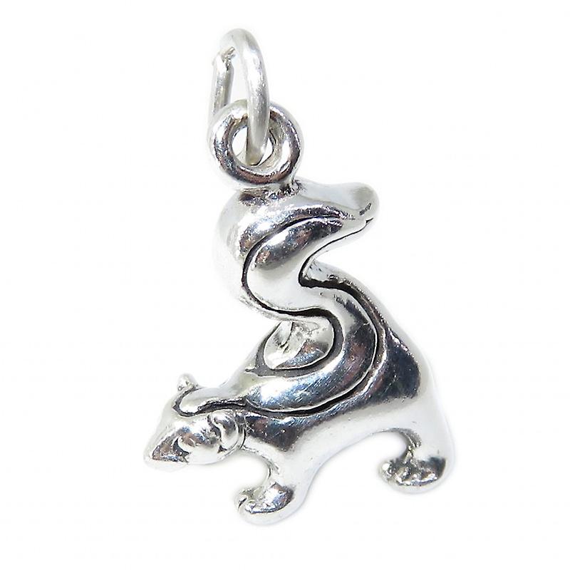 Skunk Sterling Silver Charm .925 X 1 Skunks Charms