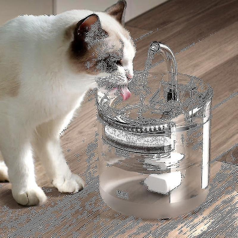 Automatic cat drinking fountain 2l puppy cat drinking fountain