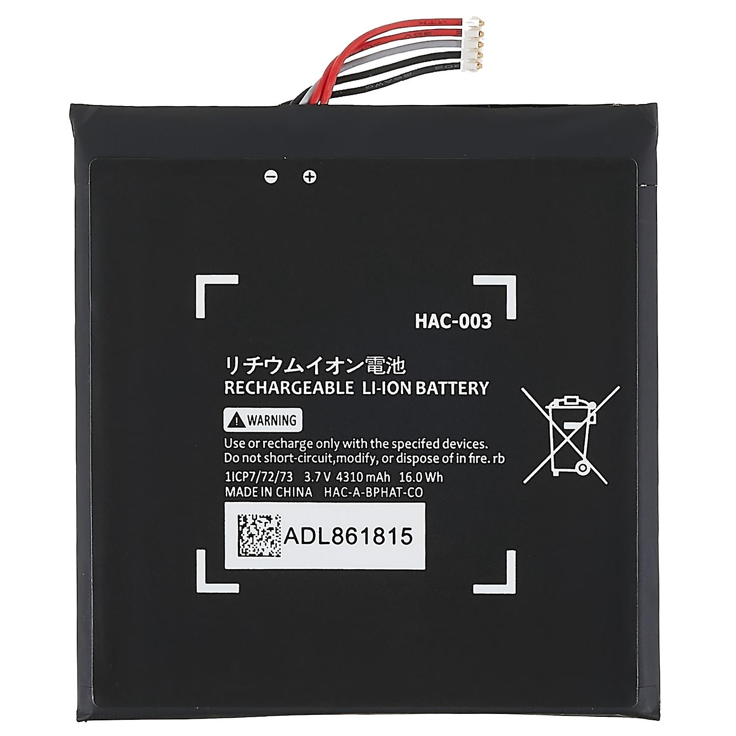 For Nitendo Switch Console 3.70V 4310mAh Li-ion Battery Replacement Part (Encode: HAC-003) (without