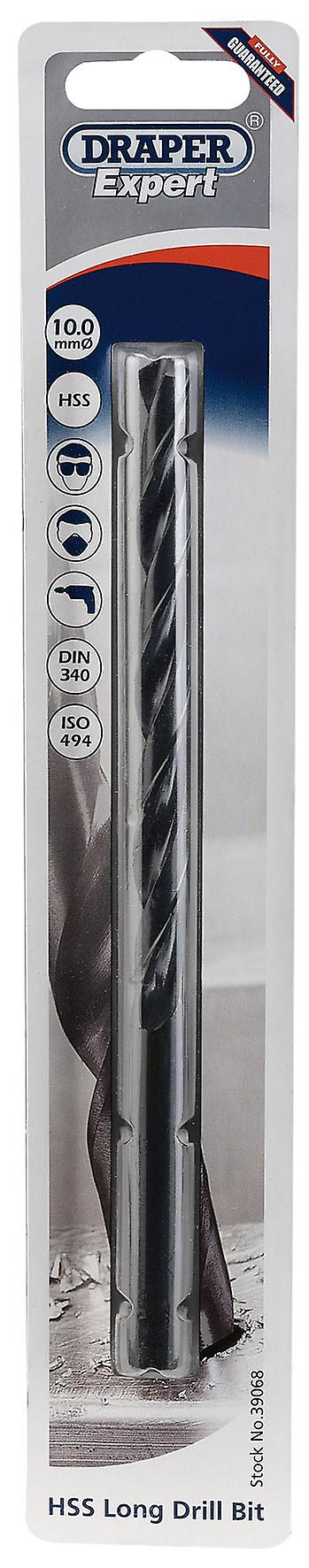Draper 39068 Expert 10 x 184mm HSS Extra Long Drill Bit