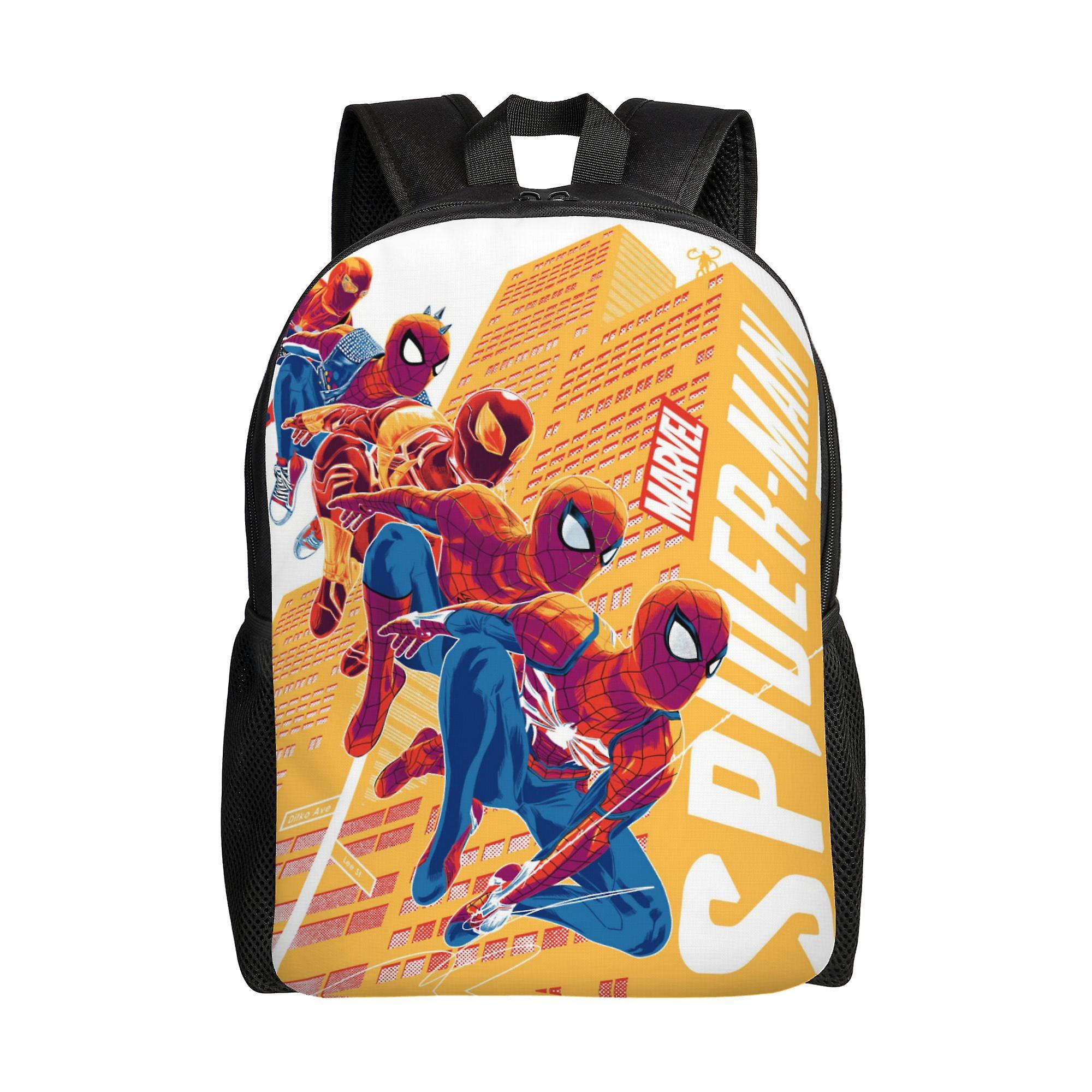 Spider Man Backpack, Adult Kids Simple Lightweight Casual Backpack for Children Student, Travel Backpack Laptop Backpack for College Work Camping