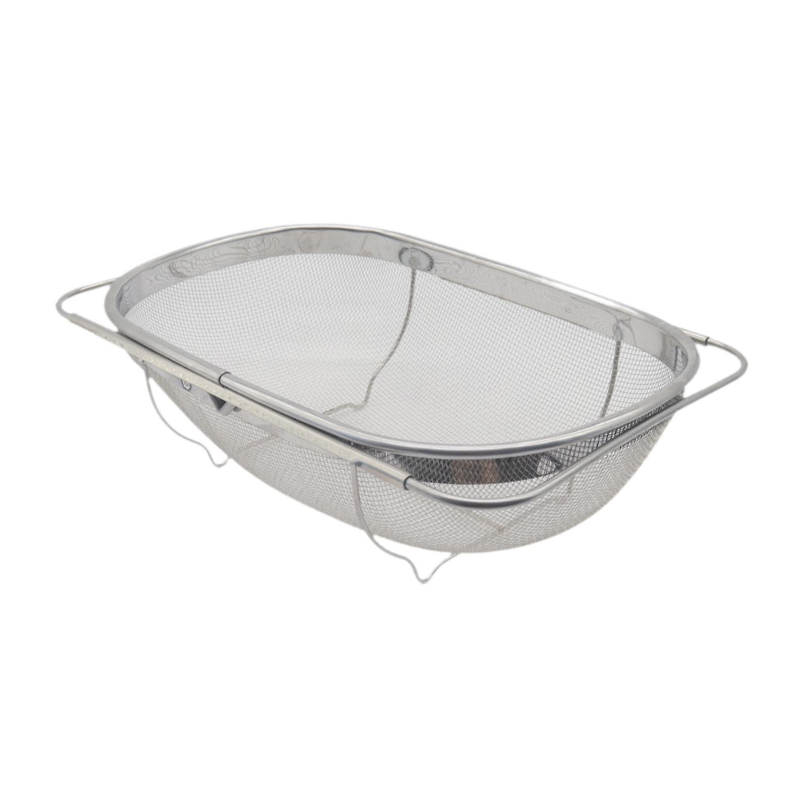 over The Sink Strainer Fine Mesh Drain Basket for Drying Displaying Draining