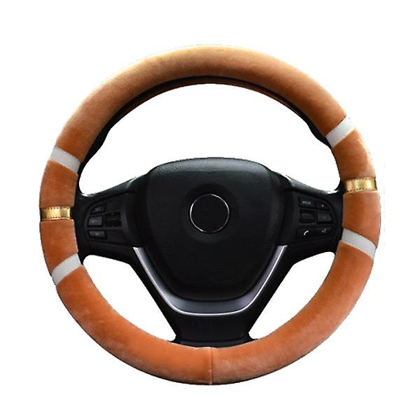 36/38Cm Car Steering Wheel Covers Winter Warm Plush Protector Four Colors Universal