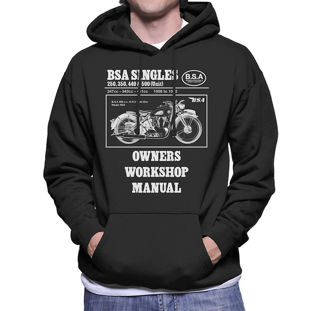 BSA Owners Workshop Manual Men's Hooded Sweatshirt