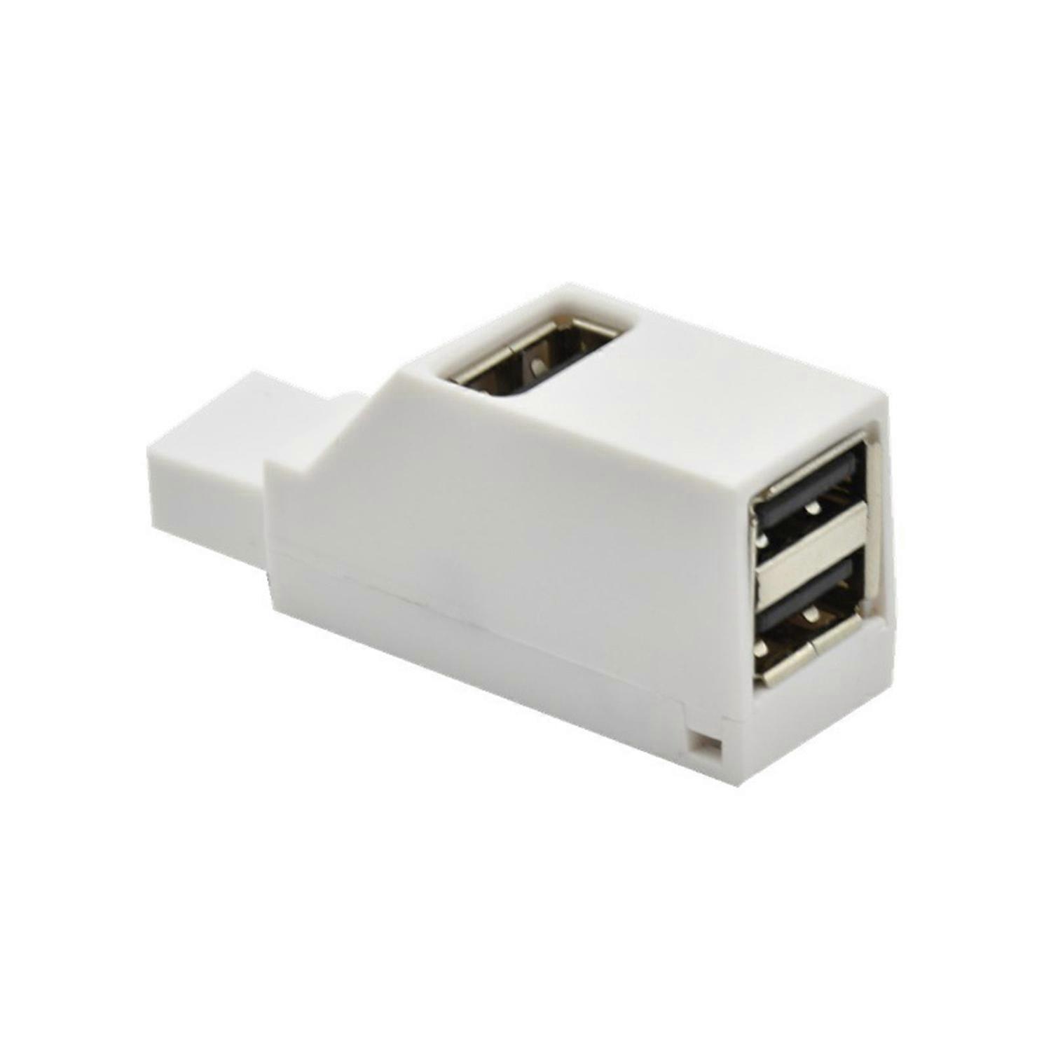 Mini Portable 3 Ports USB 2.0/3.0 Data Cable Hub Splitter for Laptop/Computer