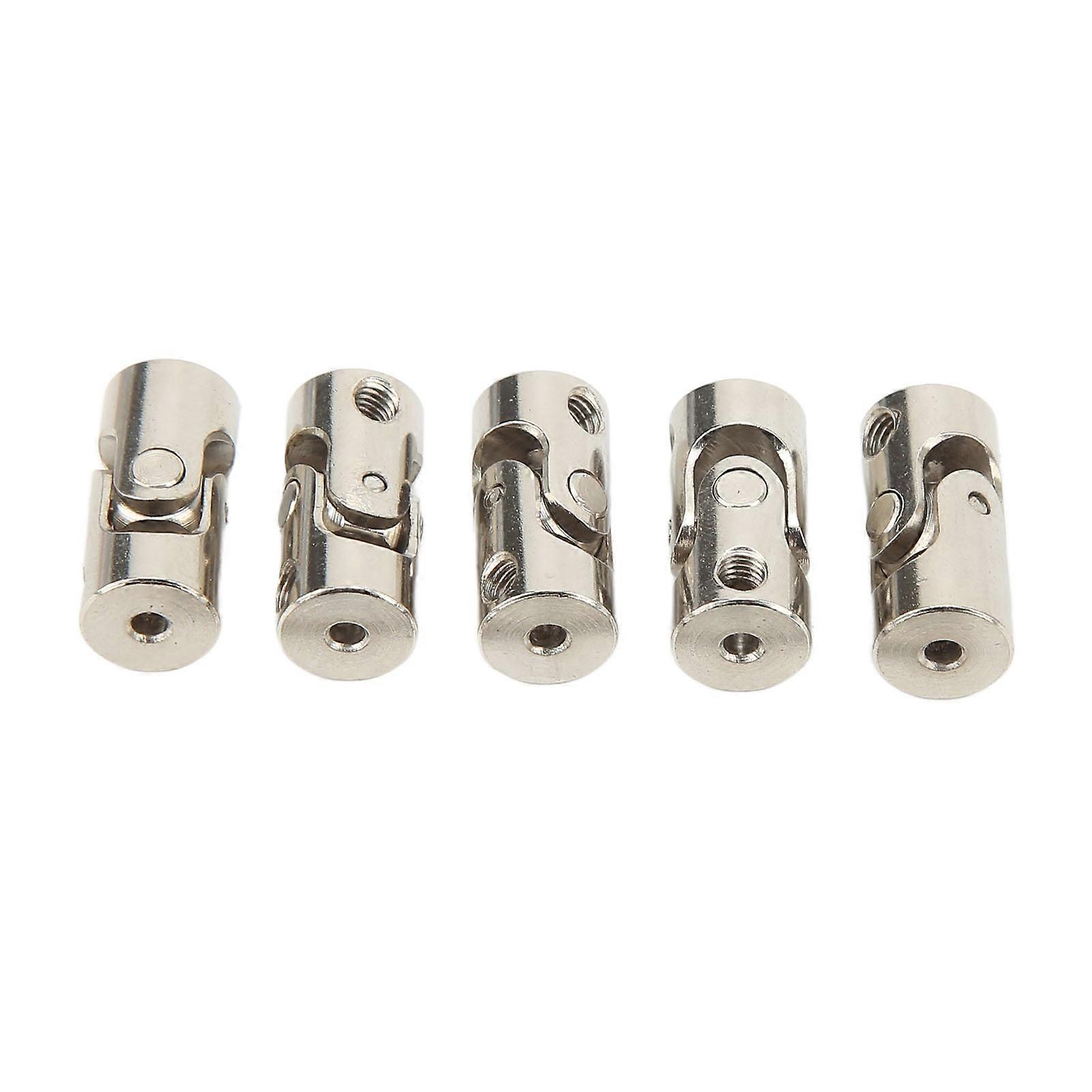 5PCS 2mm Universal Joint Shaft Coupling 2 Section Universal Joint Coupling Connector for RC Car Boat 