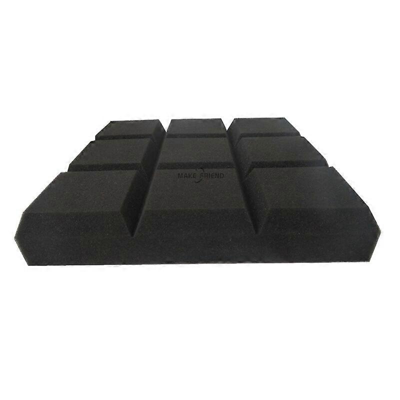 12/24Pcs 30x30x5cm Studio Acoustic Soundproof Foam 9Grid Sound Absorption Treatment Panel Tile Wedge Protective Sponge 6Colors