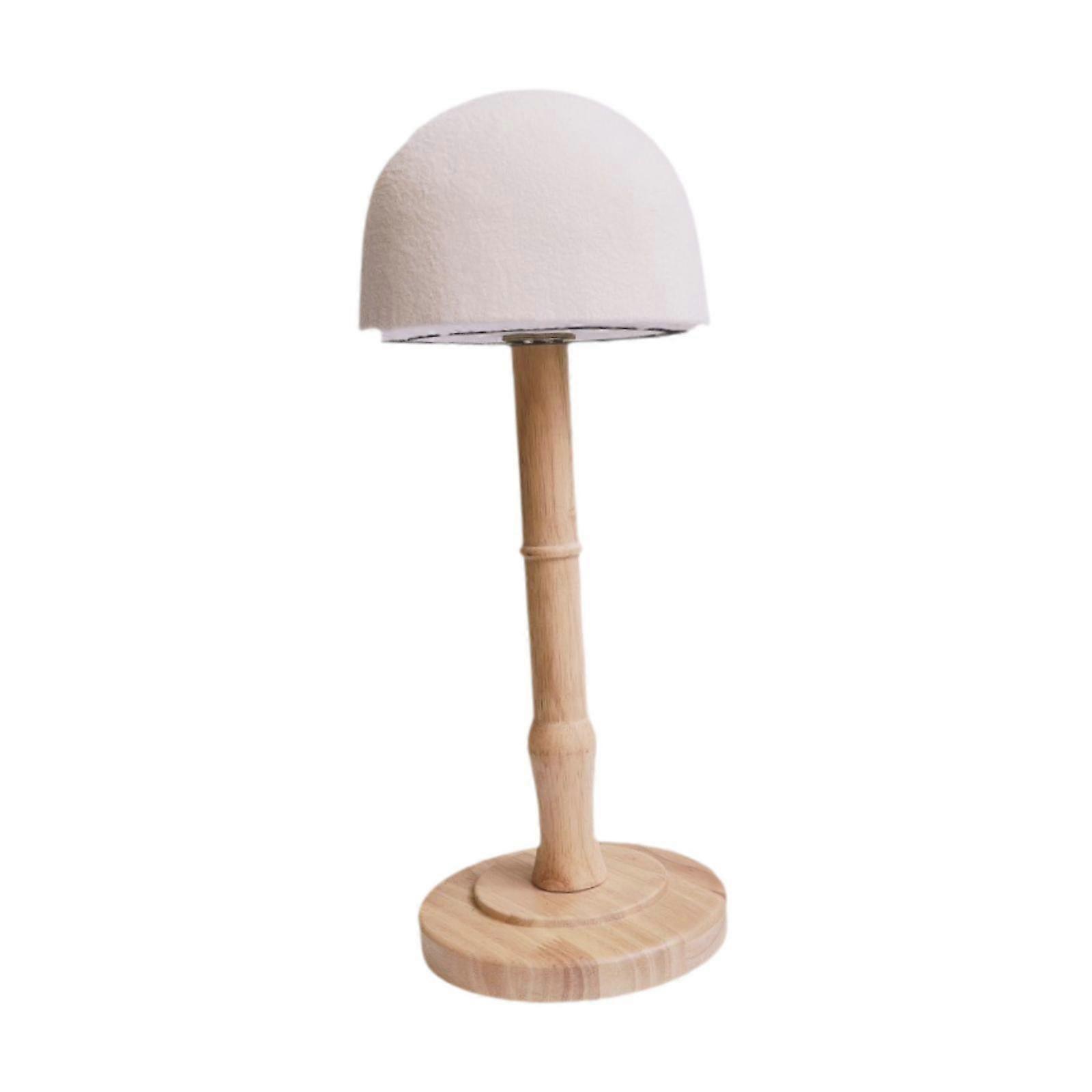 Caps Storage Rack Multipurpose Sturdy Dome Model Head for Shops Malls Salons Beige