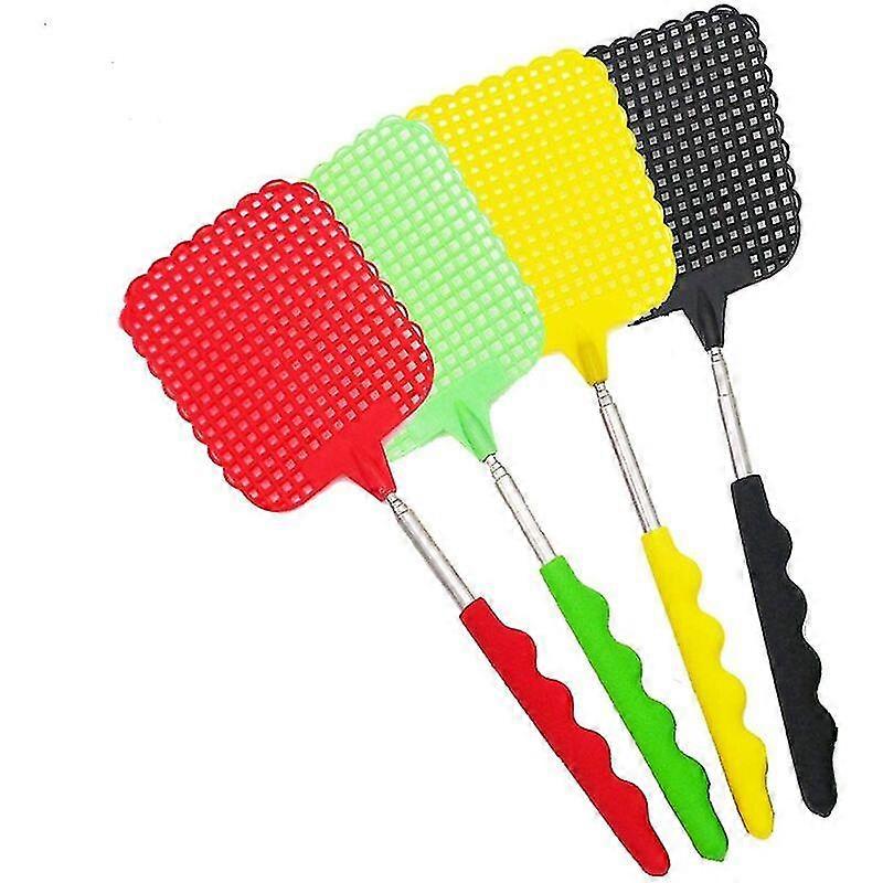 2024 4 قطع تلسكوبية يطير منشة يطير البعوض القاتل دائم دليل تلسكوبي ذبابة فخ حديقة داخلية البعوض قاتل الحشرات