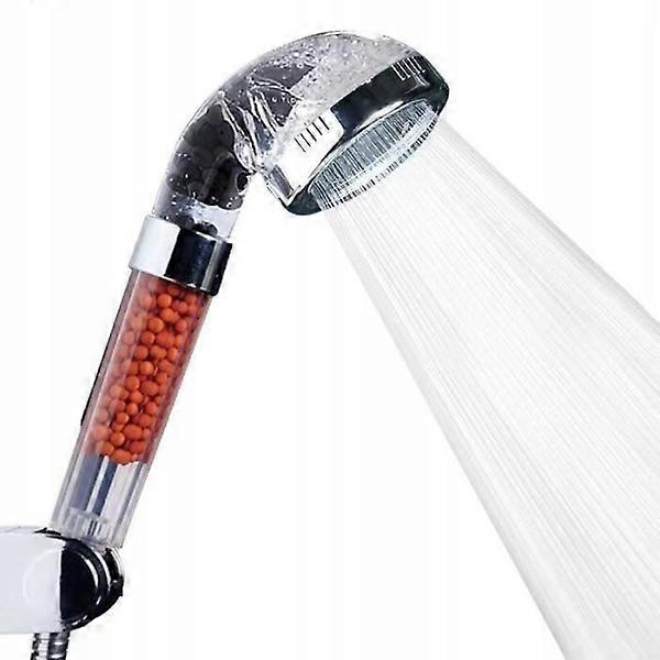 Water ionizing shower head with bioceramic filters