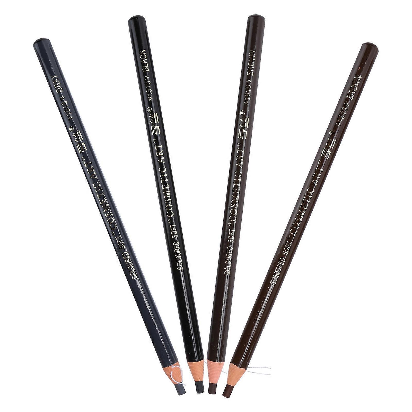 4支眉笔持久防水自然眉笔化妆品工具用品