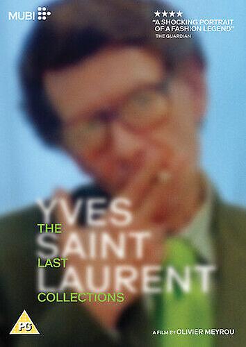 Yves Saint Laurent The Last Collections DVD (2019) Olivier Meyrou cert PG - Region 2