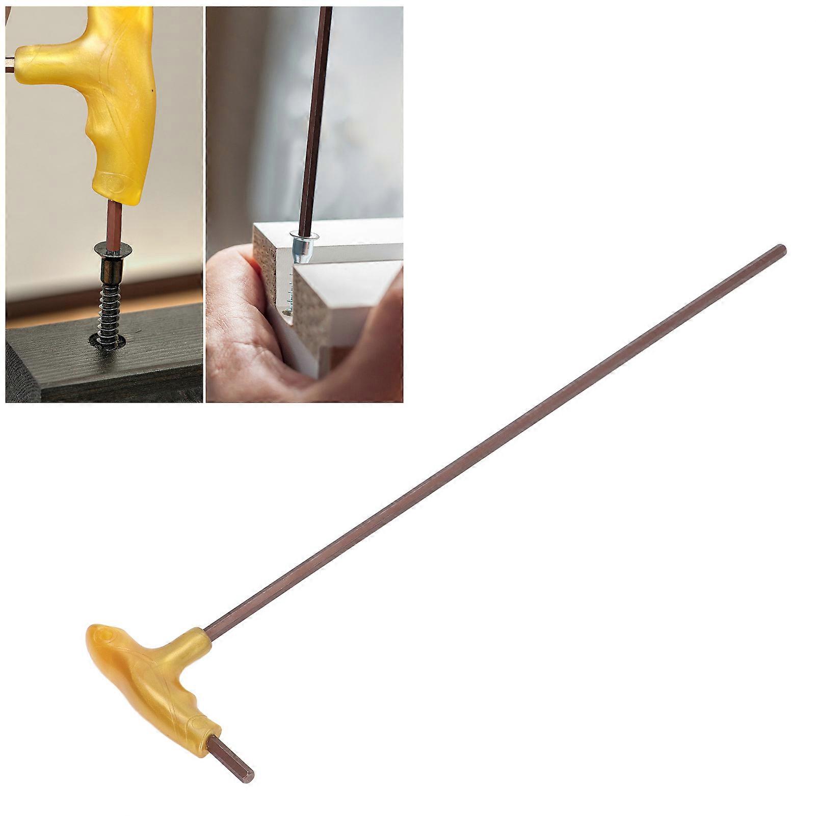 T Handle Hex Wrench Hex Key Extra Long T Handle Wrench Spanner for Handcraft