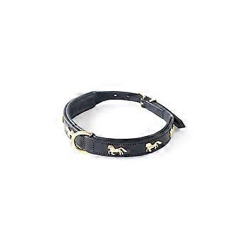 Dog Collar With Horse Motif