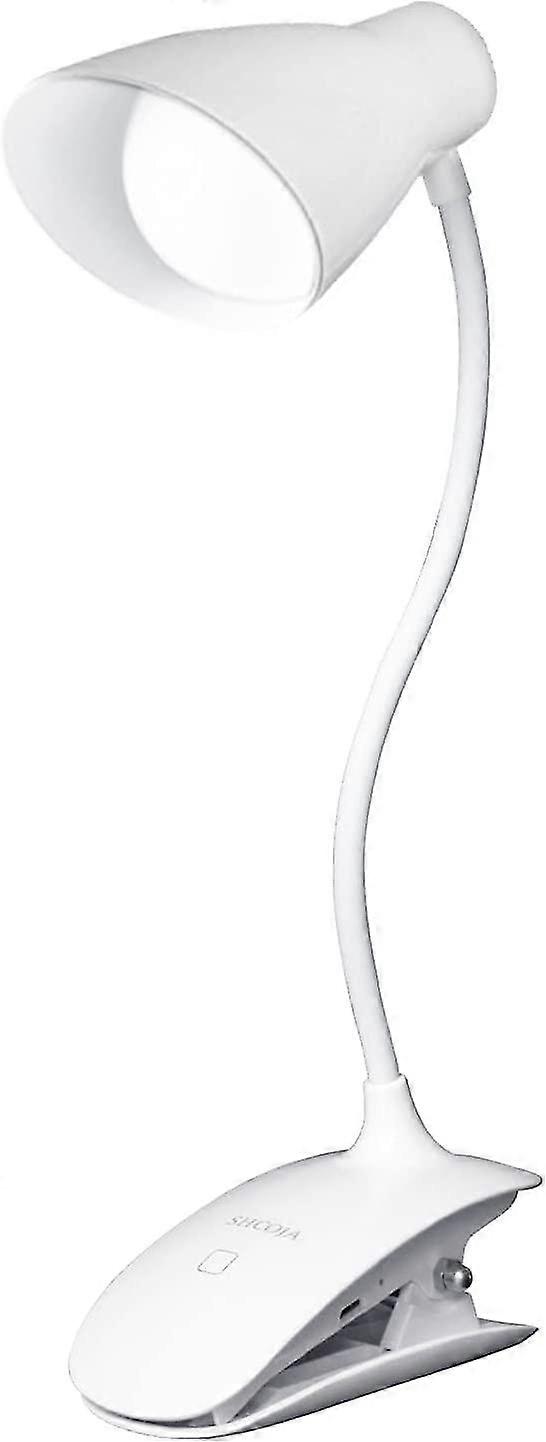 Reading Light, Rechargeable Reading Light, 3 Brightness Modes, Touch Control, 5500-6000k Adjustable