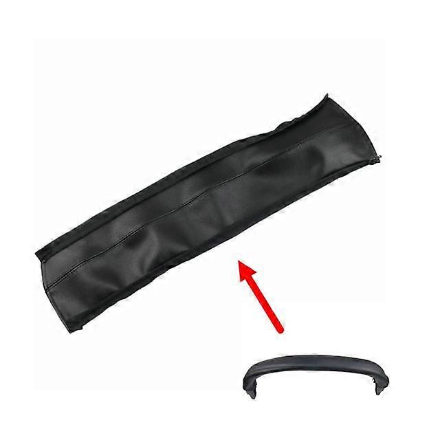 2Pcs PU Leder für Stokke Xplory V4 / V5 Baby Kinderwagen Armlehne Schutzhülle Abdeckungen Kinderwagen Kinderwagen Griff Zubehör Baby 1 Stück schwarz