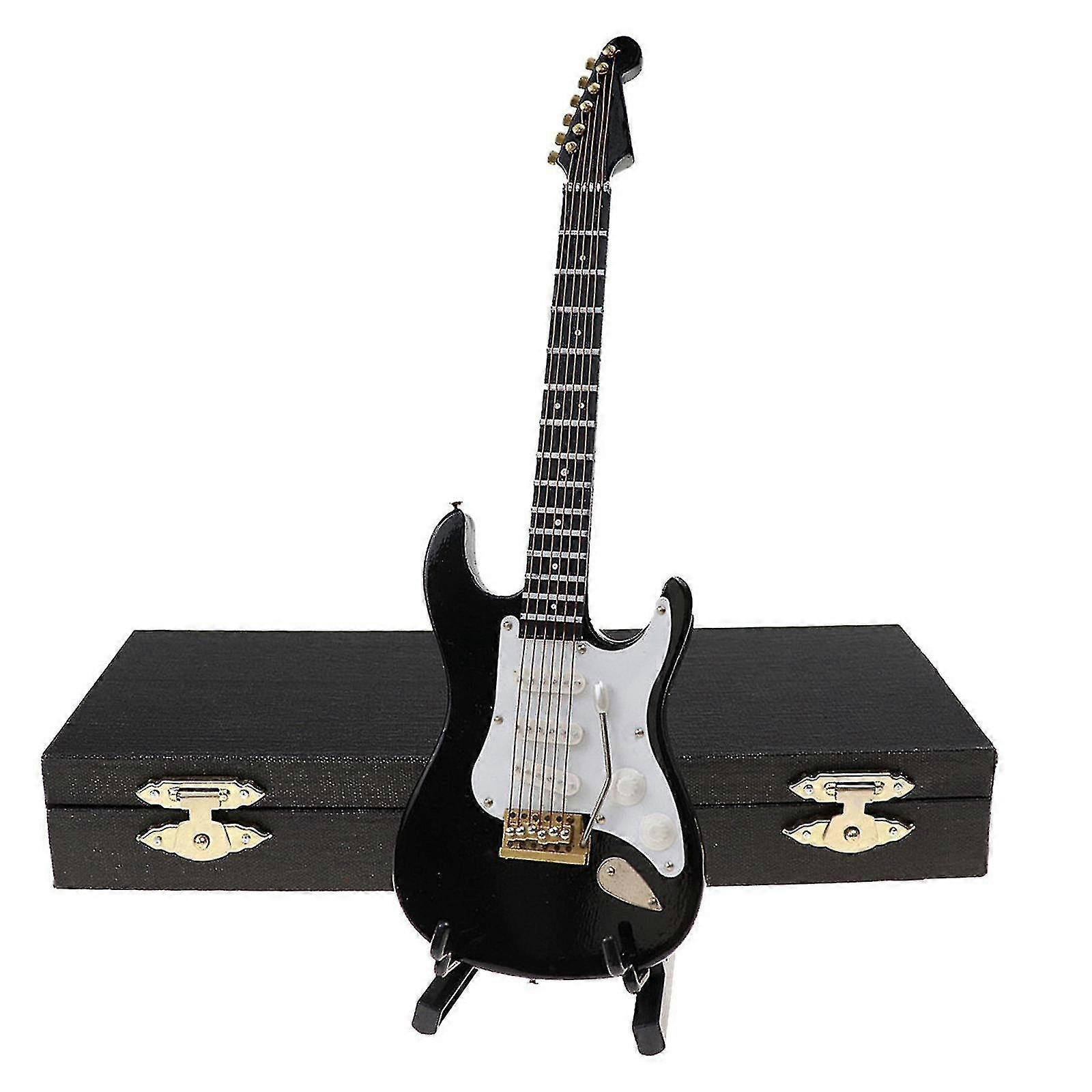 Dekorativa miniatyr replika gitarrer Mini klassisk gitarr / elektrisk gitarr modell semester prydnad