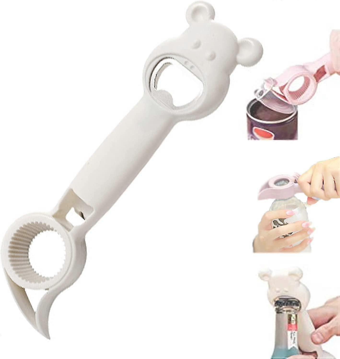 4 In 1 Bottle Opener, Multifunction Beer Bottle Opener, Cute Bear Bottle Opener For Cans Jelly Jars Sauce from Shantou Centure