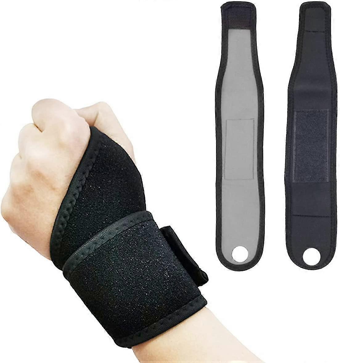 2 Pcs Wrist Braces Adjustable Wrist Support Brace Provide Hand Support