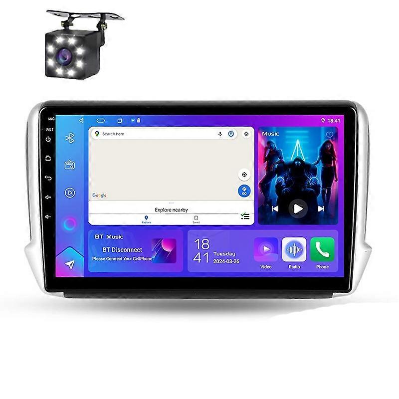 Android 14 Car Radio For Peugeot 2008 1 2013 - 2020 Auto Multimedia Player Stereo