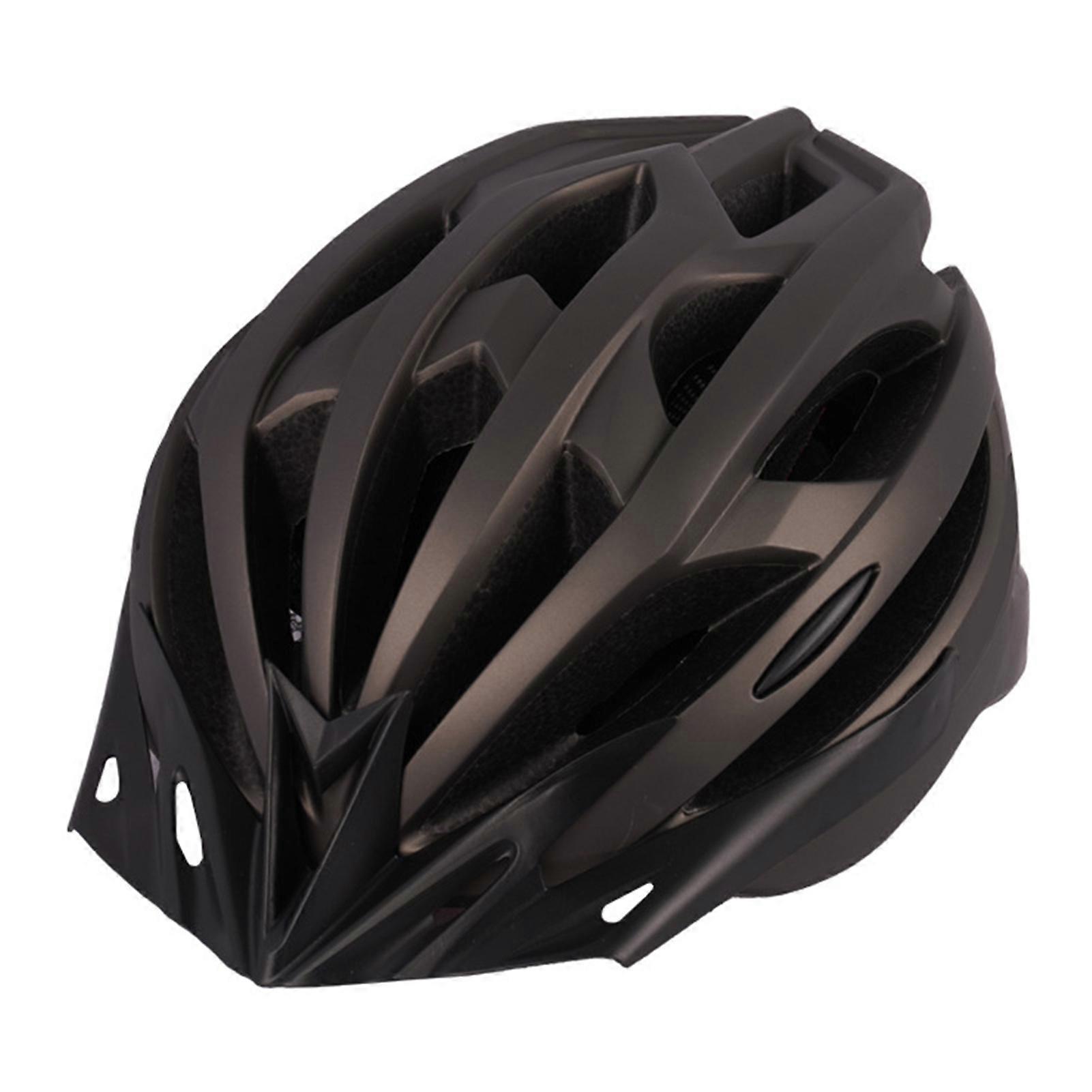 Universal One-Piece Cycling Helmets with Tail Lights Shock-Absorbing Adjustables Helmets for Mountain Bike