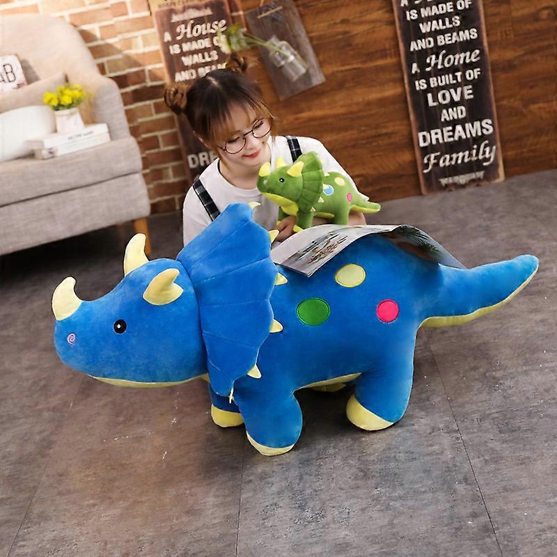 Funbaruzu Posture Support Plush Toy Triceratops Dinosaur Edition main image 1