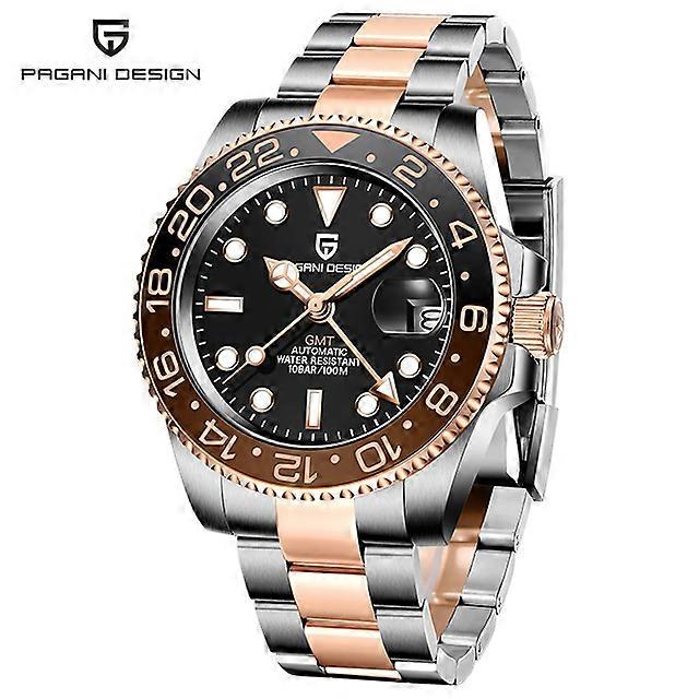 גרסת V3 GMT שעוני יוקרה ספיר בגדי ריקוד גברים שעון מכני אוטומטי 40mm נירוסטה שעון עמיד למים