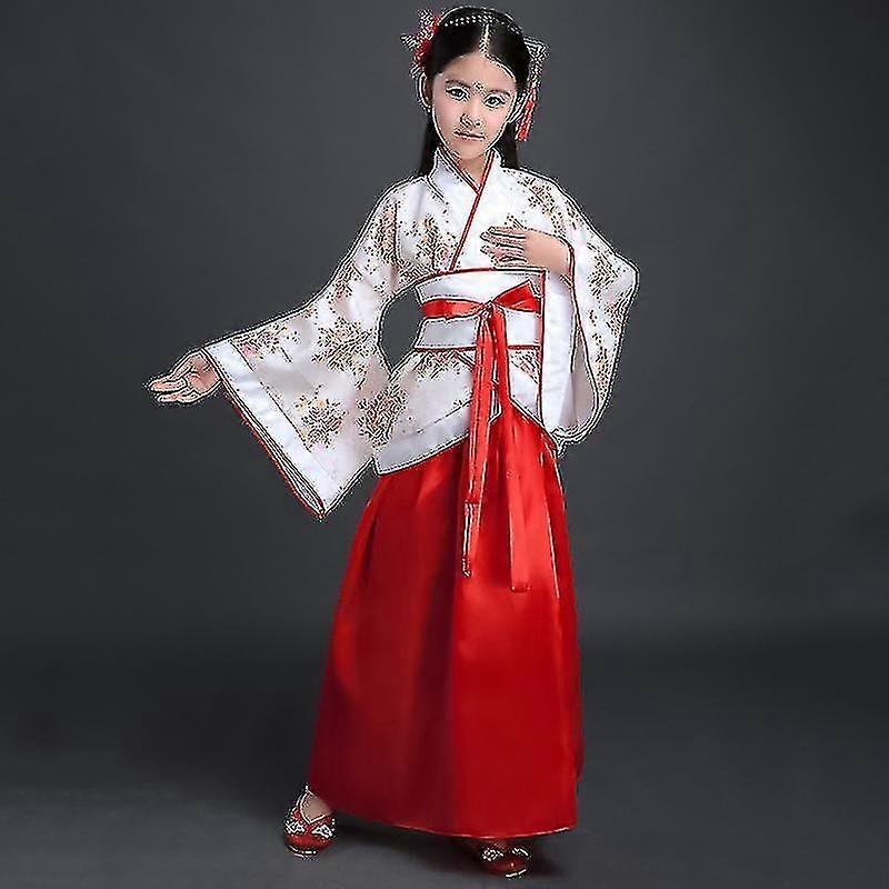 Free Shipping Chinese Silk Robe Costume Girls Children Kimono
