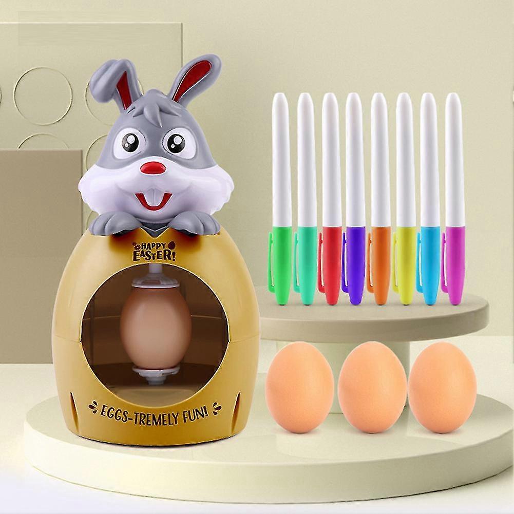 Ouă vopsite de Paște Machine Egg Painter cu brush electric egg painting tool