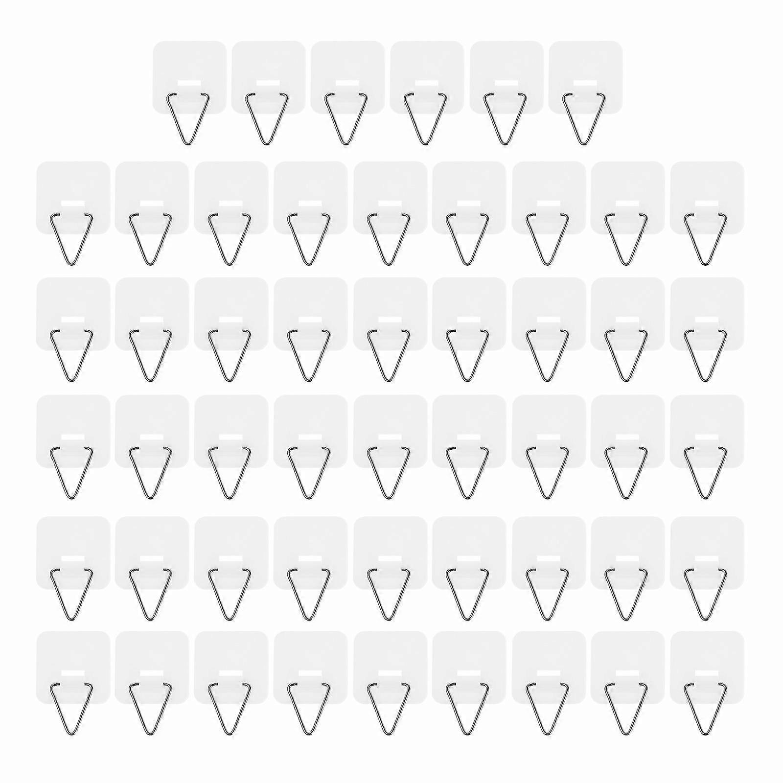 50pcs Vertical Plate Holders Invisible Plate Hanger Multi-use Plate Hanger