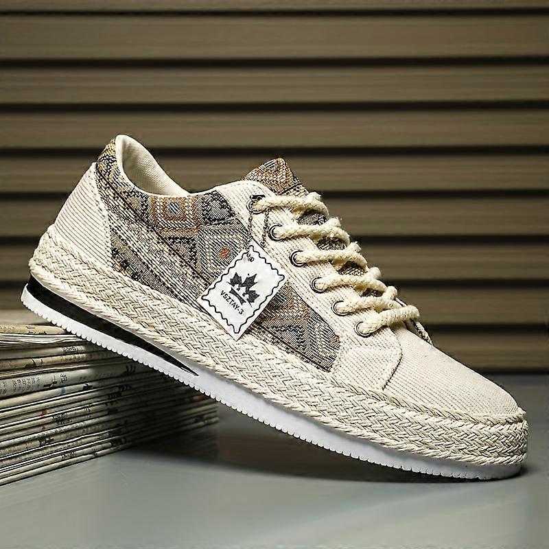 Erkek Düşük Top Bağcıklı Kanvas Ayakkabı, Moda Nefes Alabilen Paten Ayakkabısı, Erkek Spor Ayakkabı
