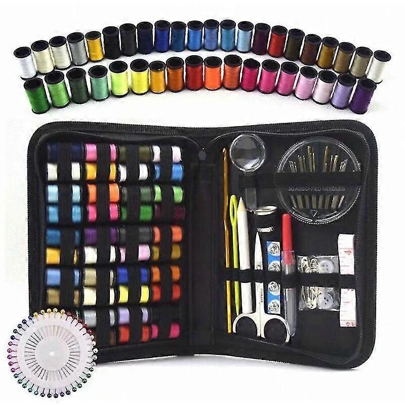 Sewing Kit, Sewing Kit, Sewing Box, Rectangular Set, 128 Piece Set