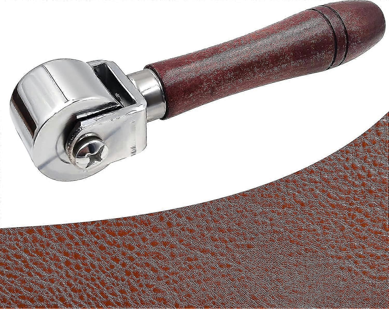 Rouleau De Bord En Cuir, Rouleau De Pression En Cuir En Acier Au Carbone, Outil De Rouleau En Cuir