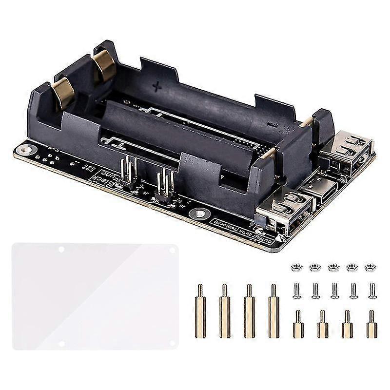 Für Raspberry Pi 4 USV Stromversorgung Unterbrechungsfreie USV Hat 18 650 Backup-Batterie Stromversorgung verwalten
