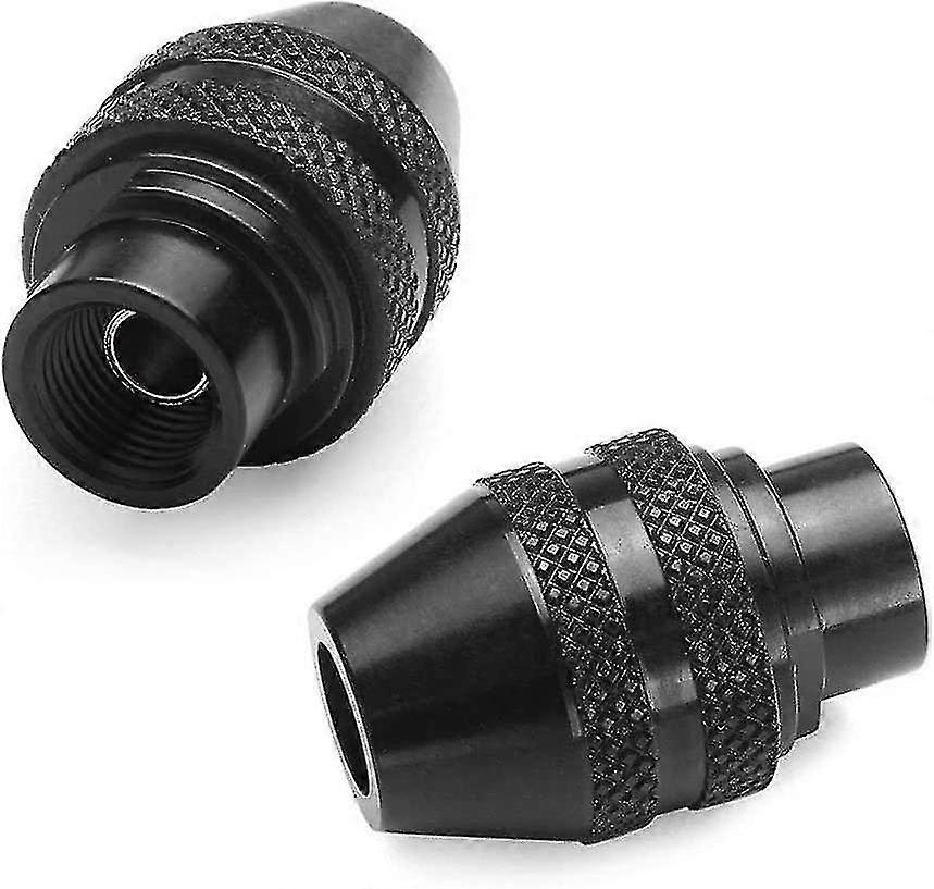 2 Set Universal Multi Quick Change Keyless Chuck For Dremel 4486 Rotary Tools 3000 4000 7700 8200