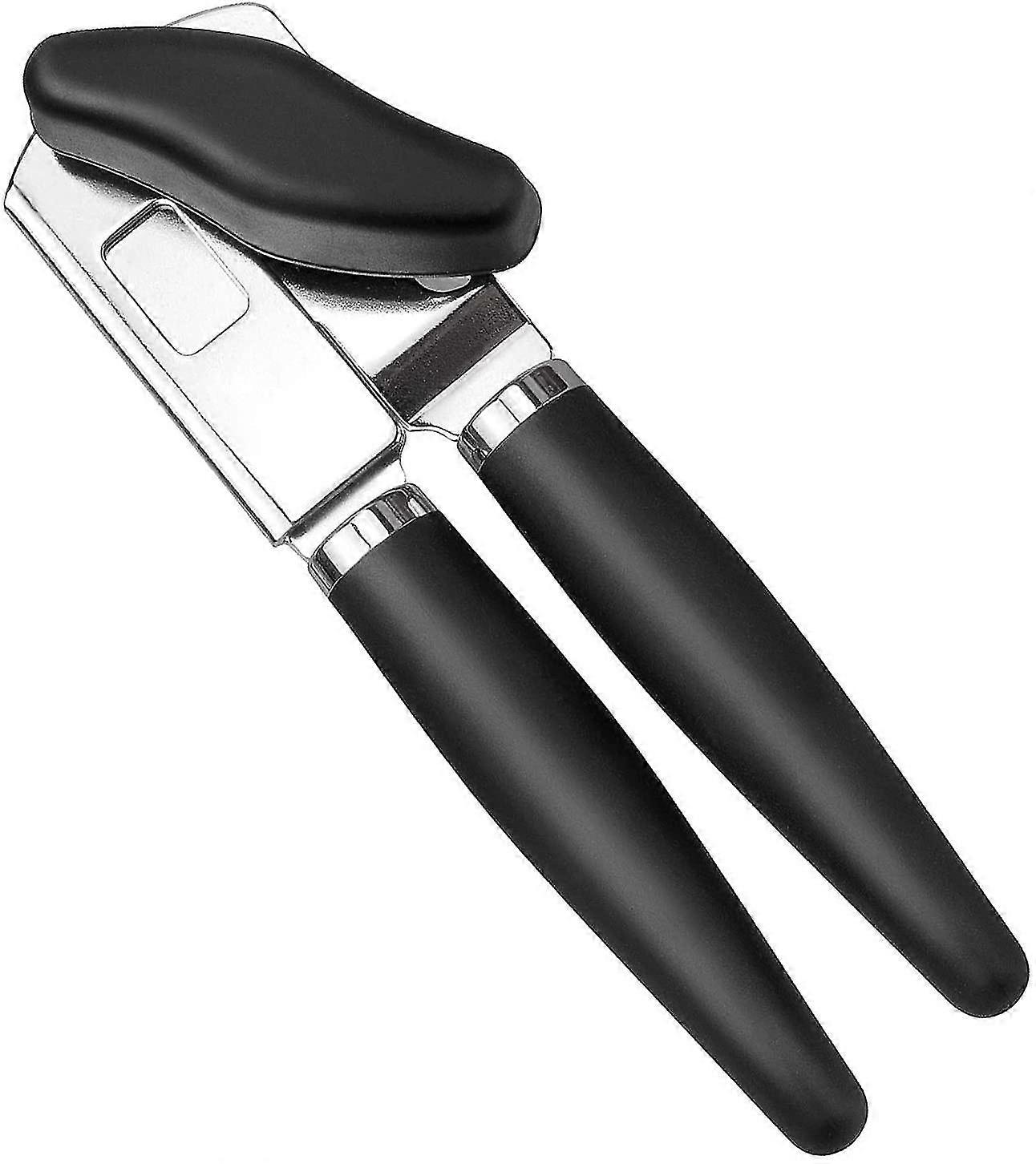 Can Opener - Professional Manual Bottle Opener - Ultra-smooth Smooth Edge, Ergonomic Non-slip Rubber Handle