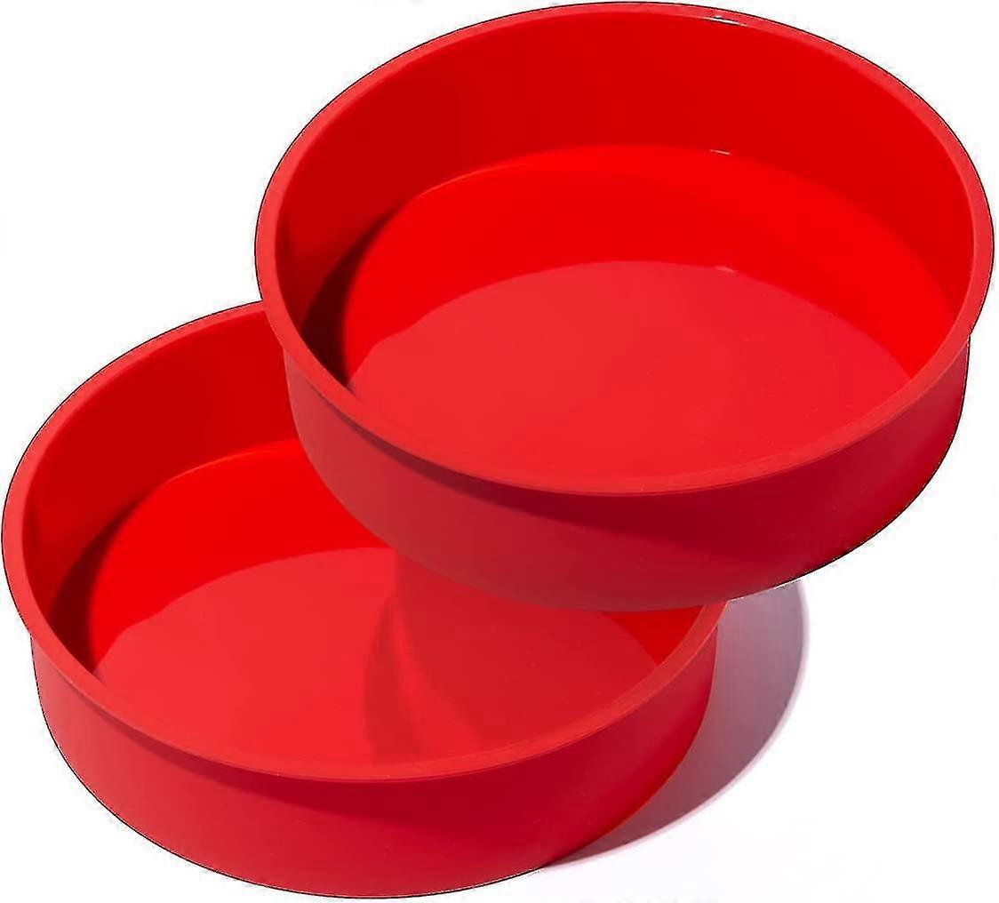 2er Pack Silikonformen Puddings Form rund